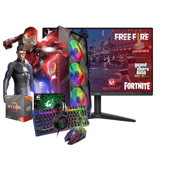 PC gamer montado pela Rio Preto Informática